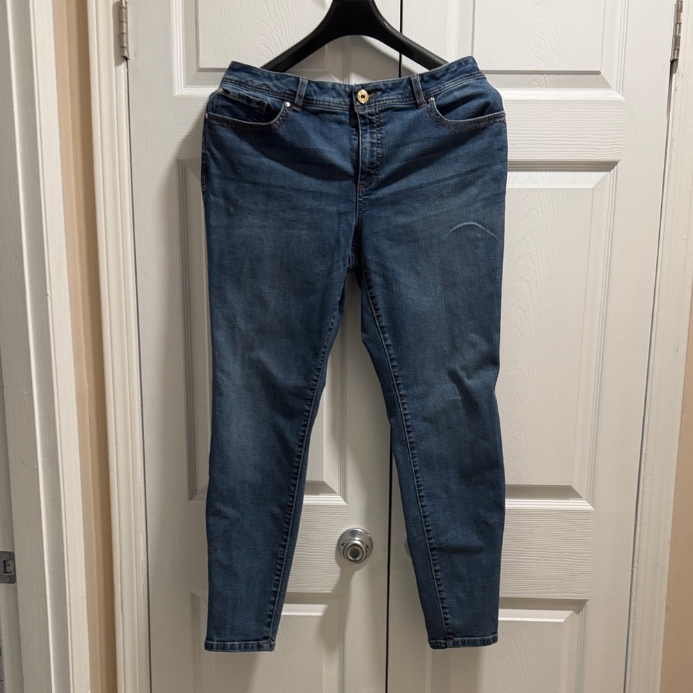 INC International Concepts Dark Blue Skinny Jeans